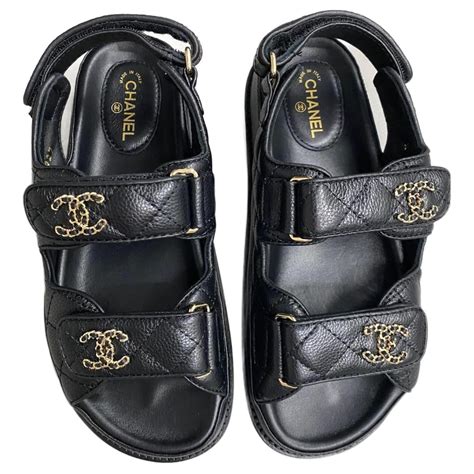 how much are the chanel velcro sandals|Chanel sandals dad.